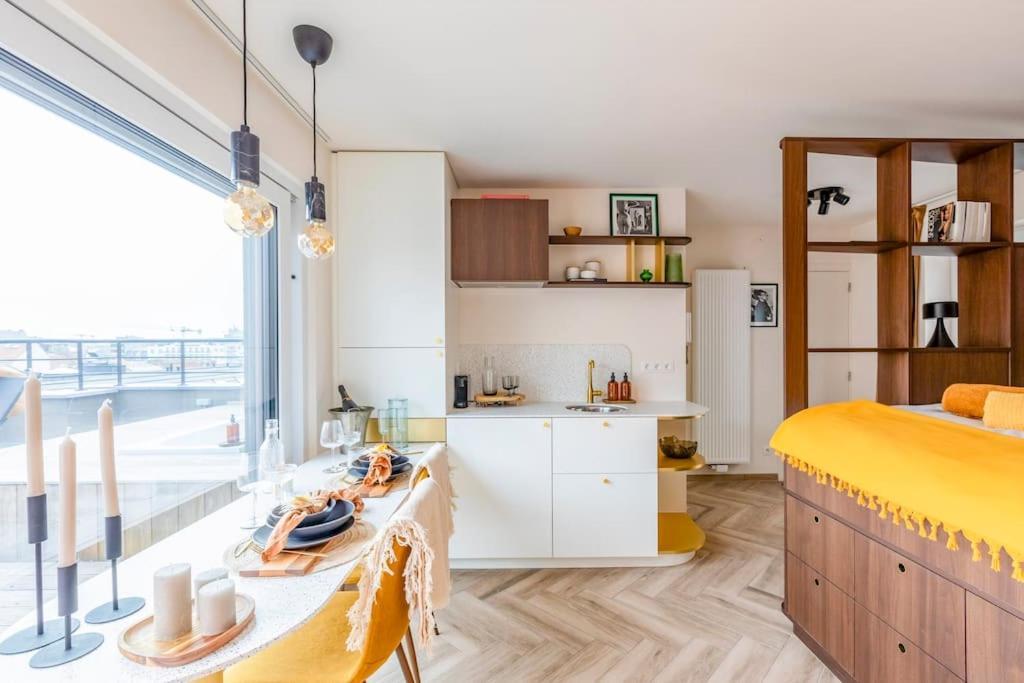 Love Nest - Your Cosy Penthouse 奥斯滕德 外观 照片